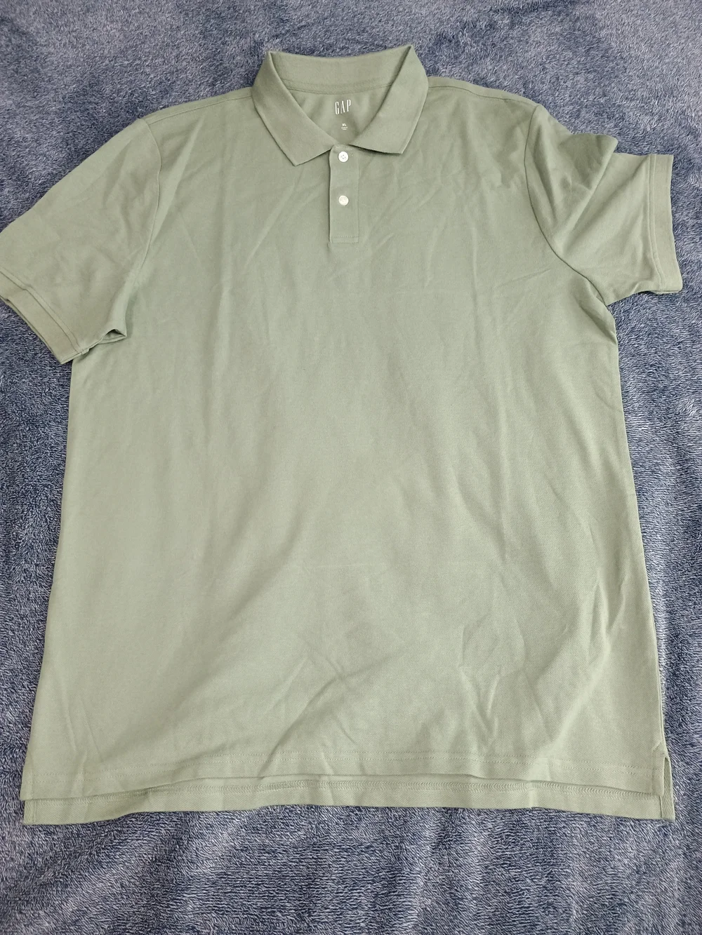 GAP Men's Polo Shirt - Sage Green